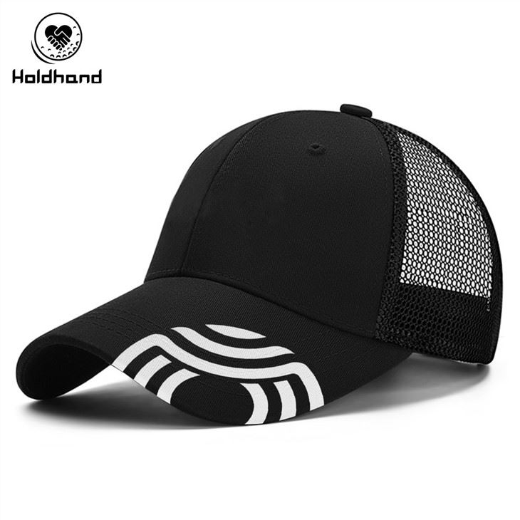 Black Truck Cap Golf Cap With White Print