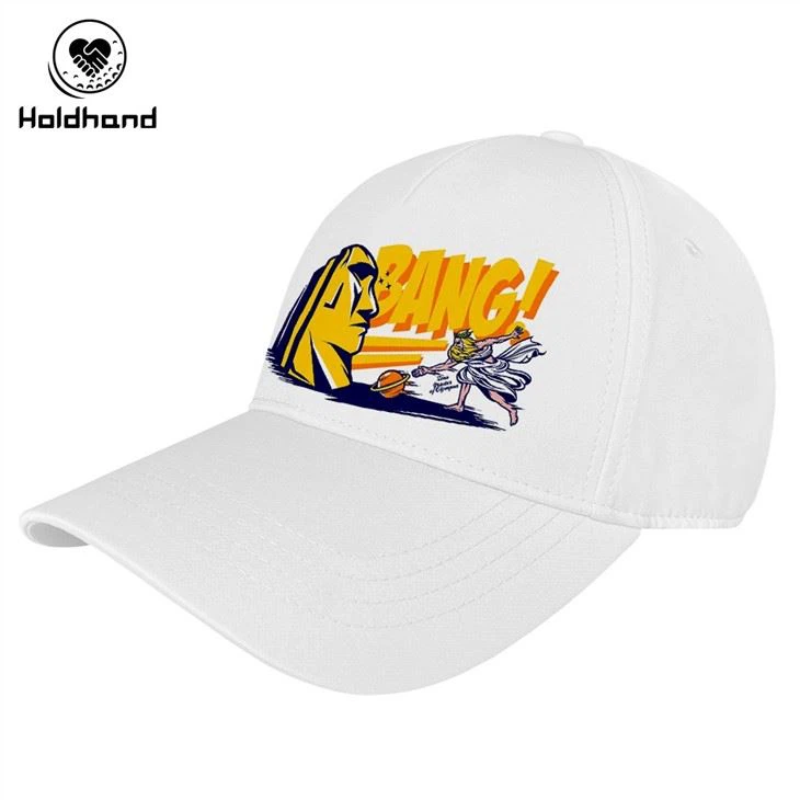 Cotton Classic 5-panel Baseball Cap, Fashion Print And Embroidery Logo