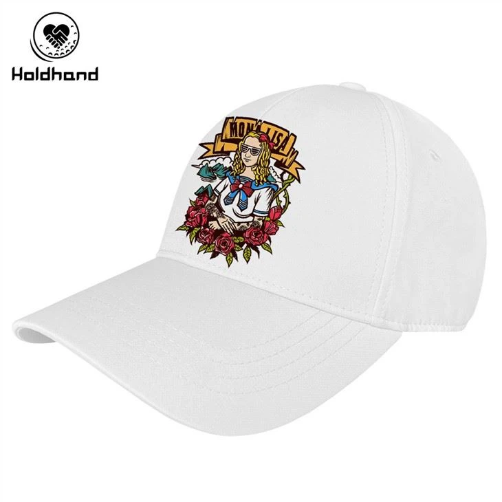 Customizable Logo Unstructured Cotton Snapback Hats With Brim Rope Quick Dry Waterproof Golf Cap